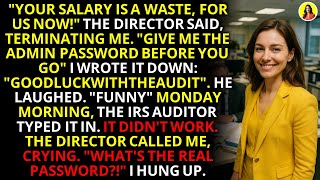 Fired As 'Waste', My Password 'GoodLuckWithTheAudit' Caused An IRS Meltdown 💼