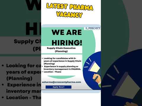 Latest pharma vacancy apply fast!! #shorts #jobs