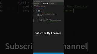 😱 Amazing Alphabet Pattern in C++ 🔥 | Learn in 30 Seconds 💻 #coding #programming #shorts
