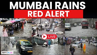Mumbai Rains Live | Red Alert In Mumbai | Waterlogging In Mumbai | Mumbai Rain News