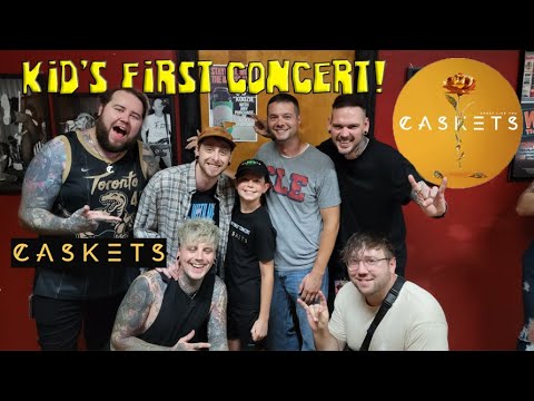 10 Year Old's First Concert: Caskets