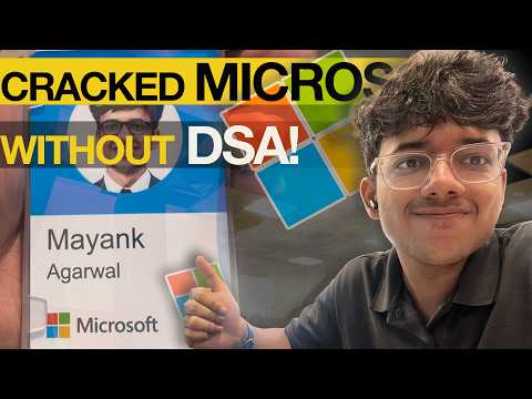 How i got a Microsoft Internship | Full journey + Tips!