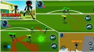 Stickman Highschool Escape (GENtertainment  Studios) Android Gameplay HD