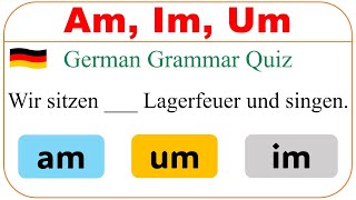 📝 Challenge Yourself with Our Fun German Grammar Quiz!