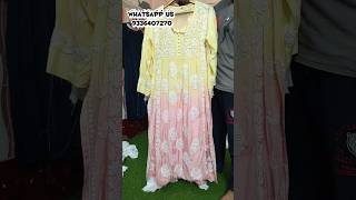 "Authentic Lucknowi | 3D Chikankari on Pure Muslin" #chikankari #ethnicwear #ada #trending