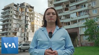 VOA's Myroslava Gongadze Reporting From Dnipro, Ukraine| VOA News