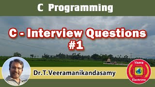 C – Interview Questions #1 | C Programming