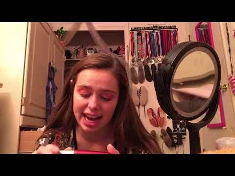A makeup tutorial