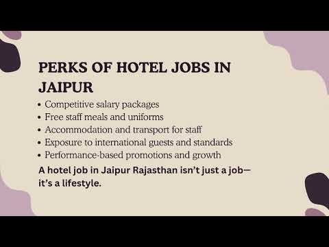 Build Your Hospitality Career Best Hotel Jobs in Jaipur with Salarite