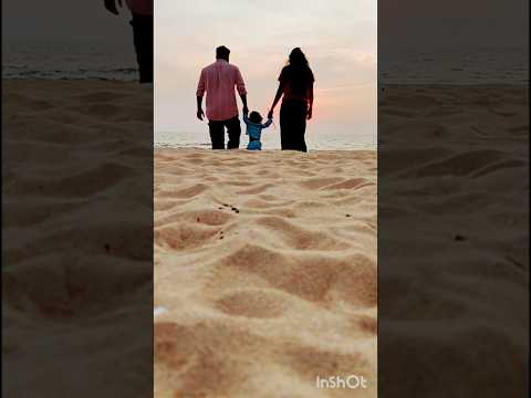 #eveningvibes #beach #taksh #cutebaby #family #shorts @Littlefeetvlogs55
