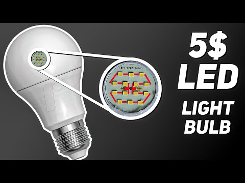 Is 5$ LED Light Bulb Any GOOD? How LED Bulb Works (with schematic)