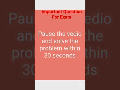 Time & Distance | Important Question | #shorts