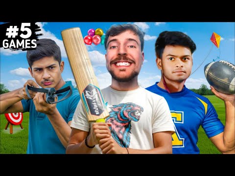 Back to My CHILDHOOD Playing 05 Classic GAMES! @MrBeast @MRINDIANHACKER