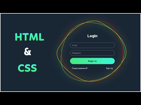Transform Your Login Page with an Animated Wave Effect with HTMl and CSS within 10 minute
