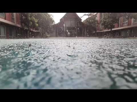 Rain in the pool