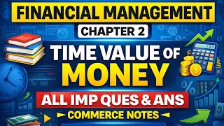 Time Value of Money | Chapter 2 Financial Management | B.Com 6th Sem | 5 & 15 Marks Important Ques
