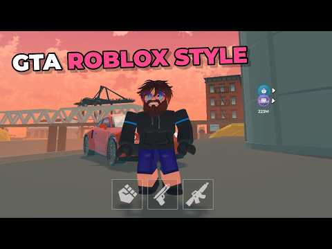 GTA in Roblox Style. Game teaser