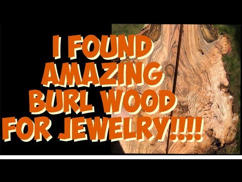 I found amazing burl wood for making jewelry !!!!