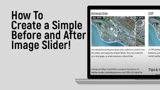 How to Create a Simple Before and After Image Slider [easy]