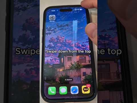 How to Add an Icon Next to the Time on iPhone! #iphonetips #iphone