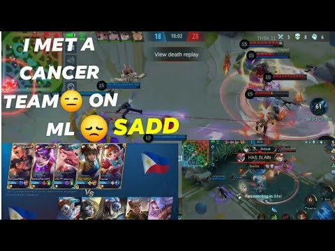 nakasalubong nanaman ako ng KANSER & TOXIC team sa ML:( rank