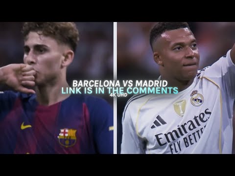 Barcelona Vs Madrid (2-1) Scenepack 4K • For Edits 