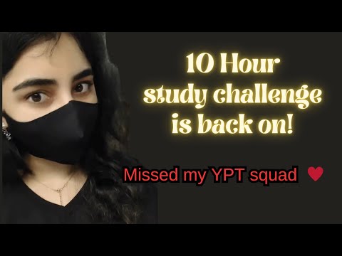 Only UPSC Aspirants 10 hour study with me challenge at YPT