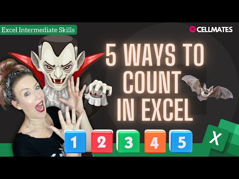 🖐️5 Ways to COUNT in Excel – Essential Excel Beginner Skills☝️