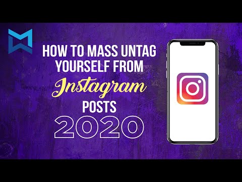 How to mass untag yourself from Instagram posts for beginners! (2020)