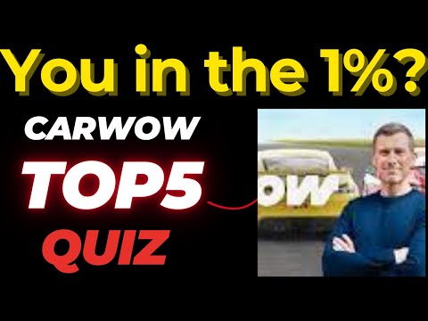 Are You in the 1%? Top 5 carwow (Mat Watson) Quiz 🏆