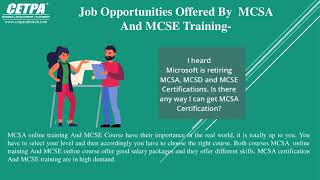 Difference Between MCSA and MCSE, Which One Is Good