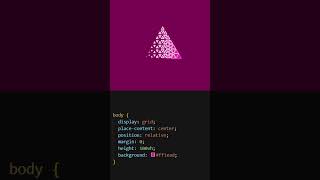 "Triangle Animation with HTML & CSS | Quick Tutorial" #coding