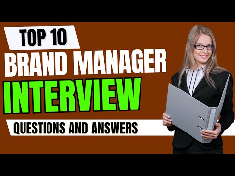 Brand Manager Interview Questions and Answers for 2025