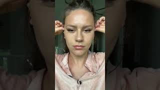 Pulling the wrinkles back #facetape #lifehacks #hollywoodsecrets