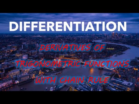 Differentiation | Derivatives of Trigonometric Functions with Chain Rule | Basic Calculus