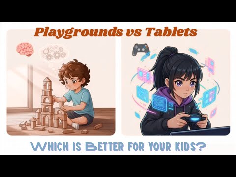 Playgrounds vs Tablets | Which is Better for your kids?