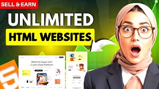 Download 150+ HTML CSS Websites | Sell & Earn $100–$1,000 (No Coding)