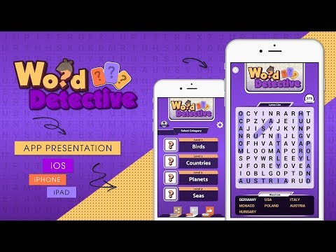 📝 Word Search Puzzle iOS Game With CMS & AdMob For Children & Adults  [ iPhone iPad Animate CC ] ᴴᴰ