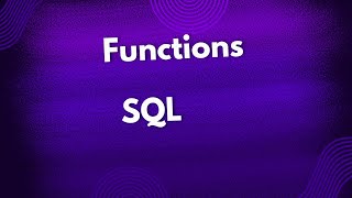 Functions | SQL Tutorial | Learn dotnet