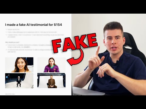 I made a fake AI testimonial for $154