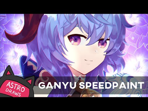 Ganyu Portrait Speedpaint