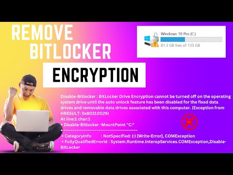 😯How To Remove BITLOCKER ENCRYPTION In Windows 11 || How To Remove/Disable BITLOCKER ENCRYPTION 2022
