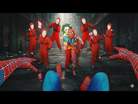 Spider-Man salva al Spider-Man tímido del Joker