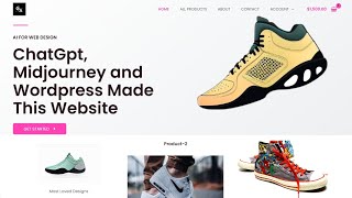 Building Startup Free Website From ChatGPT + Midjourney + WordPress| AI For Web Design