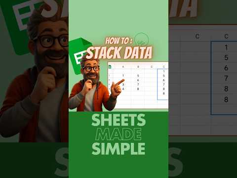 How I Stacked Data in Sheets Like a Pro!