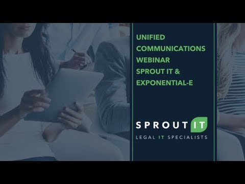 Sprout IT Unified Communications Webinar