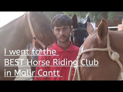 I went to the BEST Horse-Riding Club in Malir Cantt | Usama Ashraf VLOGS