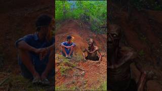 Zombie catches a man in the Forest #zombieshorts #zombie #horror #funny #forest #horror