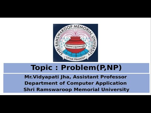 Theory of  problem(P,NP) (Computer Application)