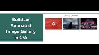 Building An Animated Gallery using CSS | Complete Tutorial for beginners 2021 | CSS Mini Project